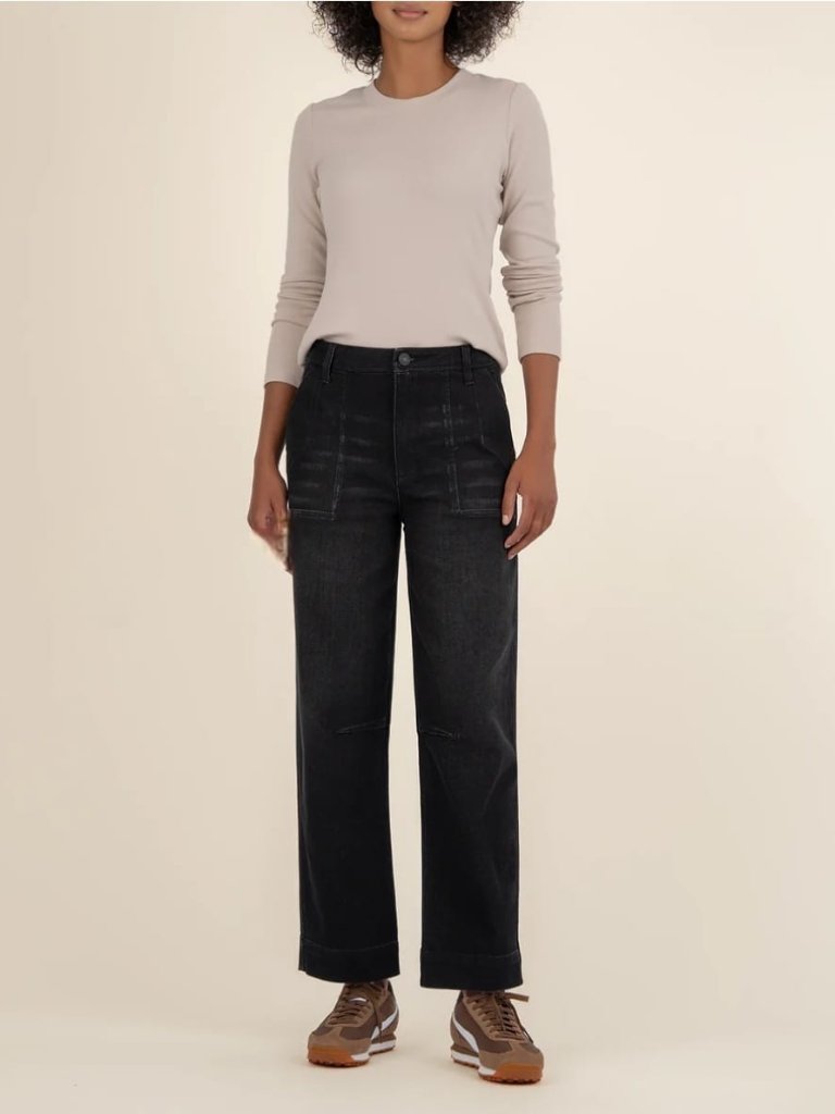Kut From The Kloth Ashton Hi-Rise Barrel Leg Jeans Size 4